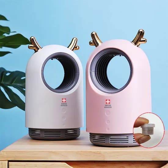 스위스윙거 사슴뿔 LED 모기 포충기, SW-119, 화이트