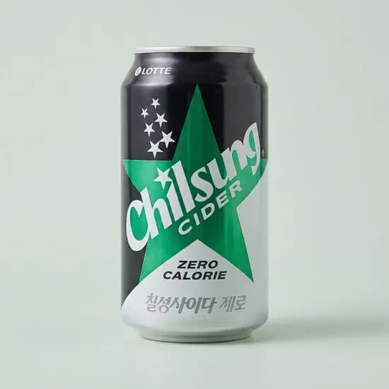 롯데칠성 칠성사이다 제로 355ml 6개
