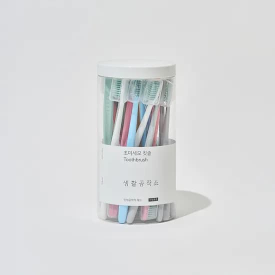 생활공작소 초미세모 칫솔 24개입 7,630원