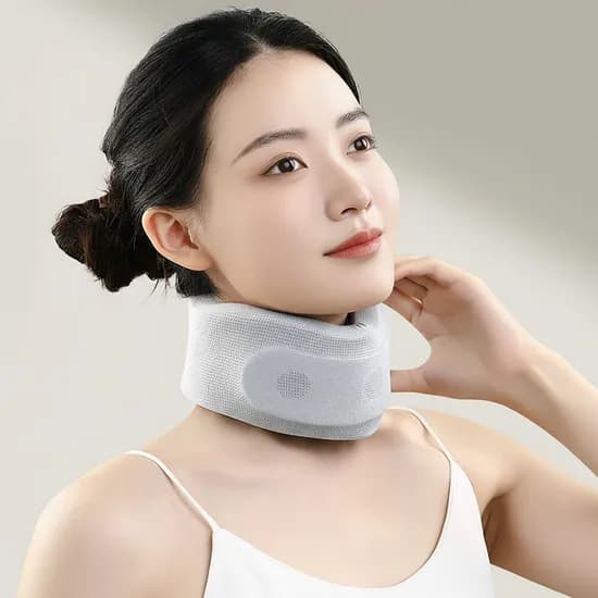 편안한 벨크로 통풍 조절형 목보호대 여성용 2개