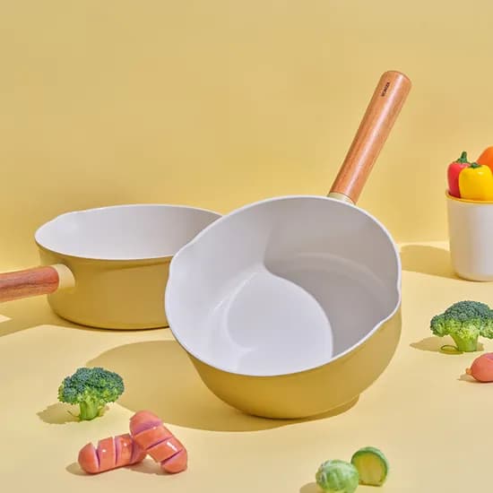 닥터하우스 오미자 멀티팬, 20cm, 머스터드, 1개