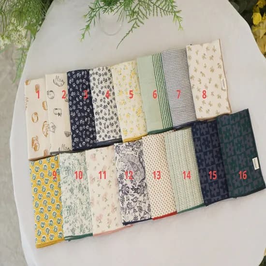 2중 거즈 손수건 16종 29x29cm 1개