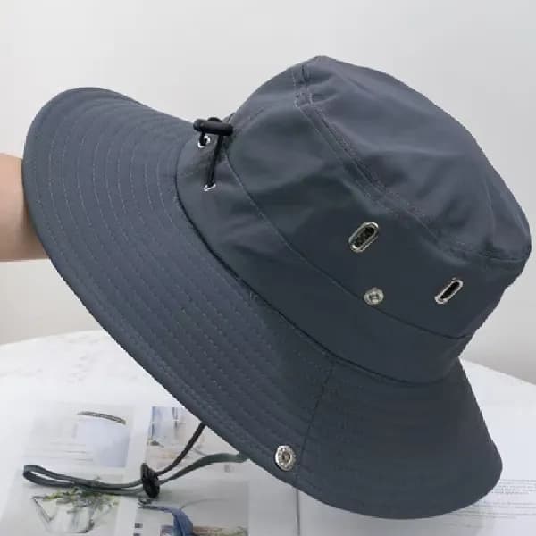 남녀공용 초경량 여름 자외선차단 버킷햇 그레이 FREE 1개