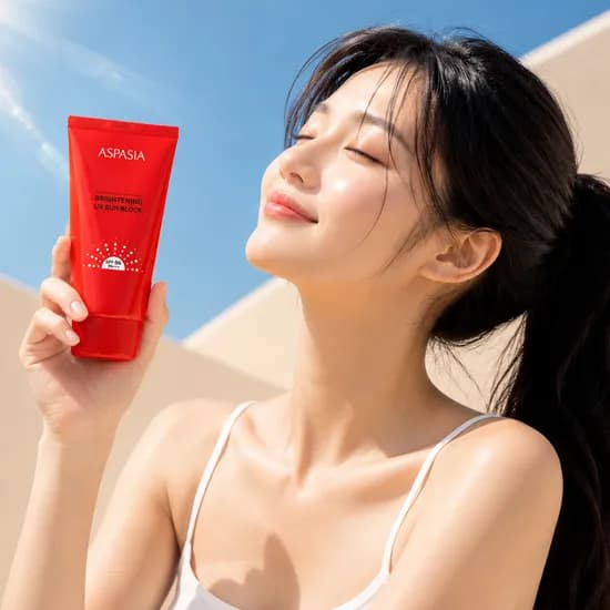 아스파시아 UV 브라이트닝 선블록, 70ml, 2개
