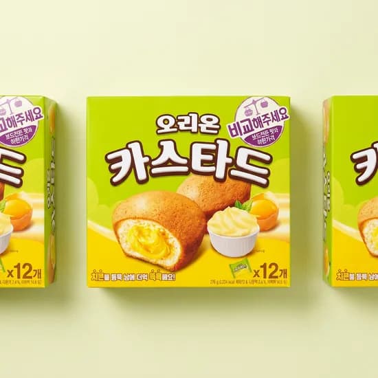 오리온 카스타드 276g 8개 32,400원