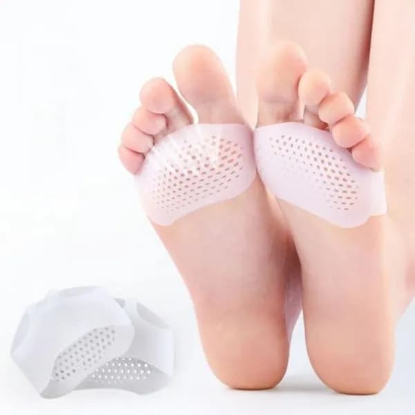 실리콘 앞꿈치 발바닥 통증 패드 쿠션 아치 보호 앞발 바닥보호대 발앞꿈치, 실리콘, 1개