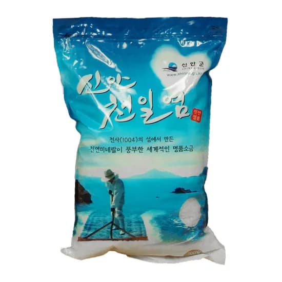 3년묵은 신안 천일염 굵은소금 5kg 1개