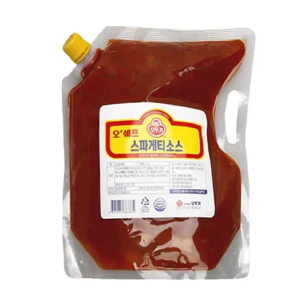 오뚜기 오쉐프 스파게티소스 2kg 1개 10,980원