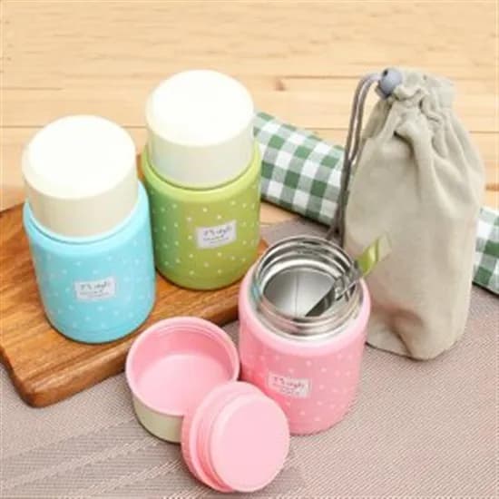 이유식 보온통, 그린, 350ml, 1개