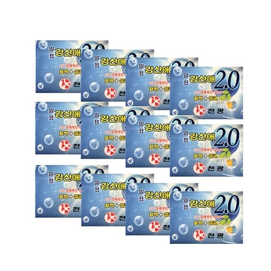 말표 강산애 2.0 세탁비누 200g 12개