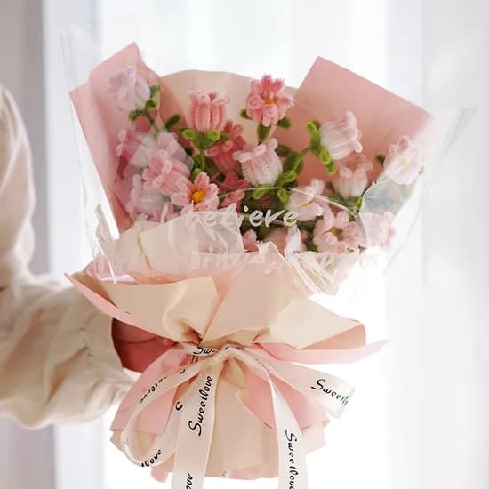 아느캐 DIY 모루 꽃다발 만들기, 초롱꽃 12,900원