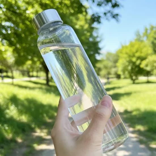 슬림 트라이탄 물병, 스텐뚜껑, 500ml, 1개