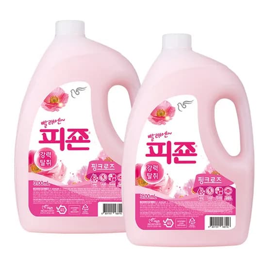피죤 핑크 로즈 섬유유연제 3.1L 2개
