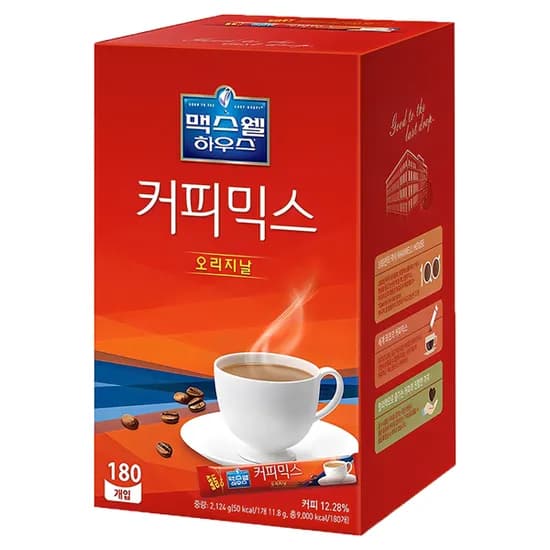 맥스웰 하우스 커피믹스 오리지날 180개입