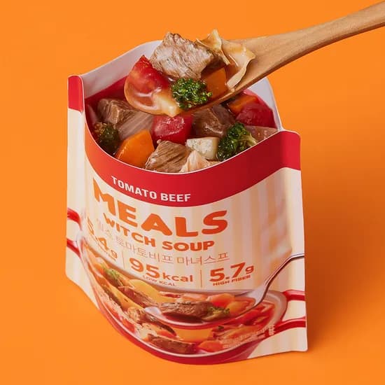 밀스 마녀스프 토마토비프 300g 8팩