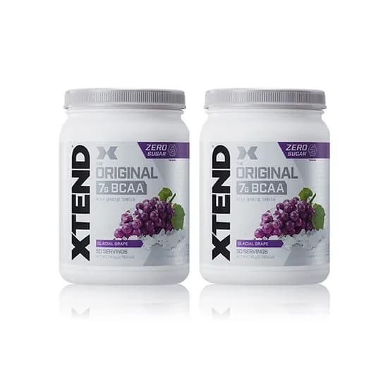 엑스텐드 BCAA 글레이셜, 그레이프, 745g, 2개