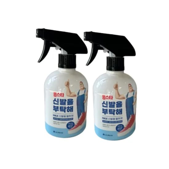 엘지생활건강 홈스타 신발을 부탁해 깨끗한향 500ml 2개
