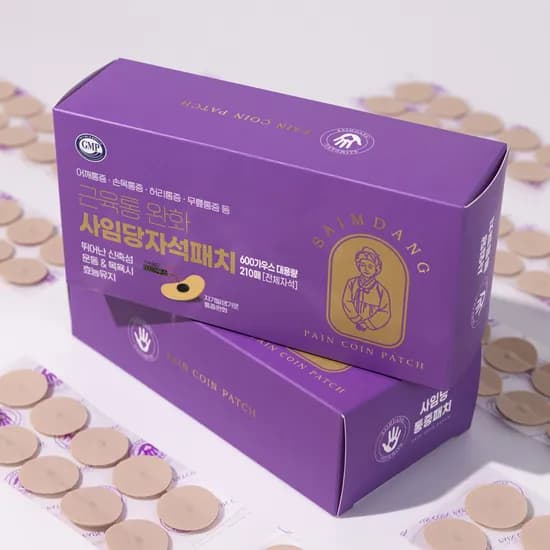 사임당 전체자석 동전파스 210매 1개