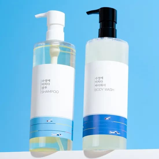 수영에 미치다 샴푸 바디워시 500ml 1세트