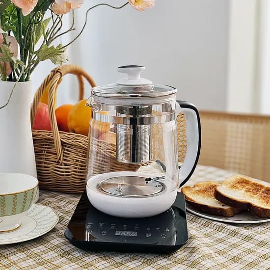 키친아트 유리 티포트, 1.8L, 1개