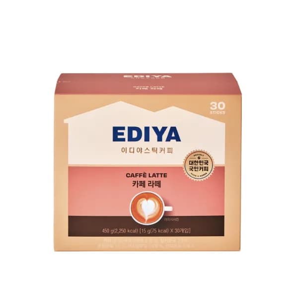 이디야 스틱커피 카페 라떼 15g 30개입