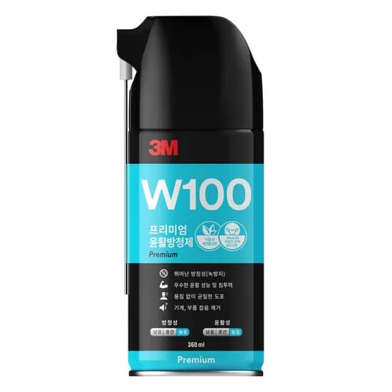 3M 윤활 방청제 W100 스프레이 360ml 1개