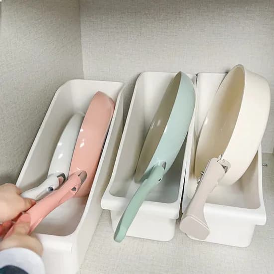 하이어데코 다용도 바퀴 수납함, 화이트, 삼각, 1개