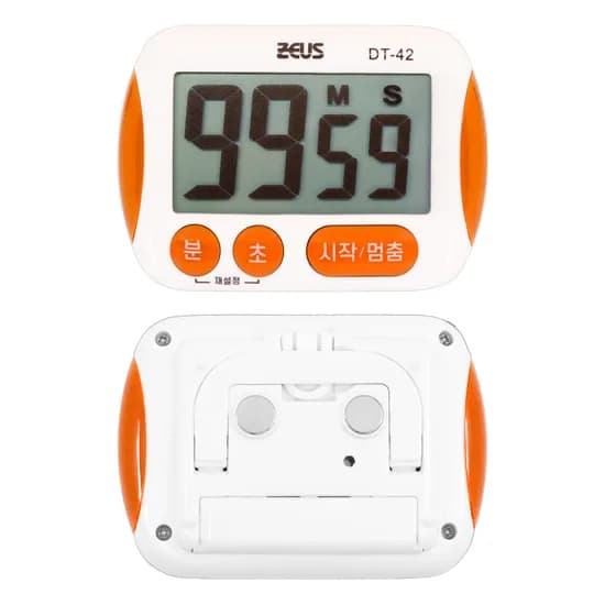 제우스 쿠킹 타이머, DT-42, 오렌지, 1개