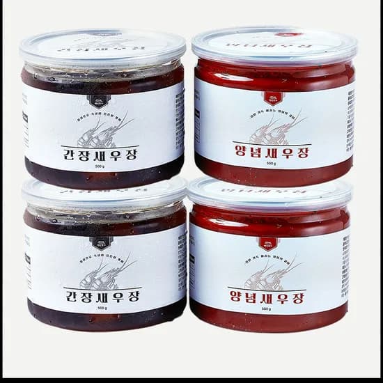 백년본가 새우장 양념 500g 2개 외 1종