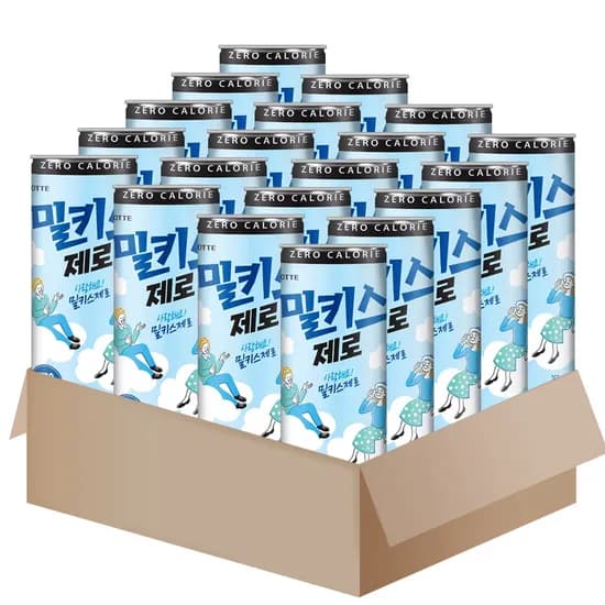 롯데칠성음료 밀키스 제로 250ml 20개