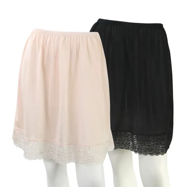 인견 훌라 레이스 4부 속치마 블랙 12,900원
