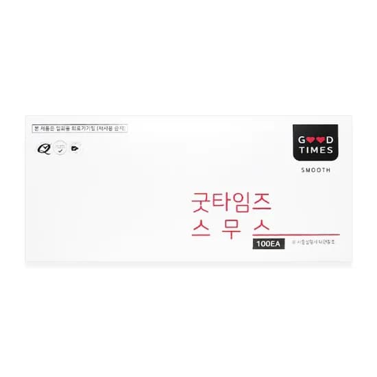 굿타임즈 스무스 콘돔 100개입 1박스