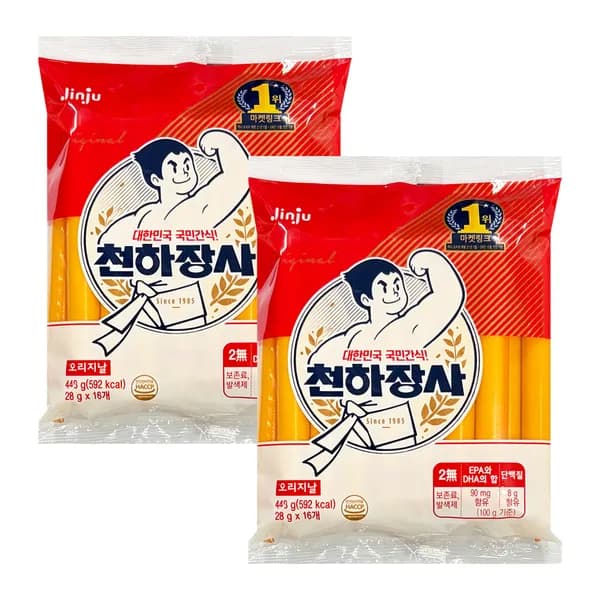 진주햄 천하장사 오리지날 28g 16개입 2개