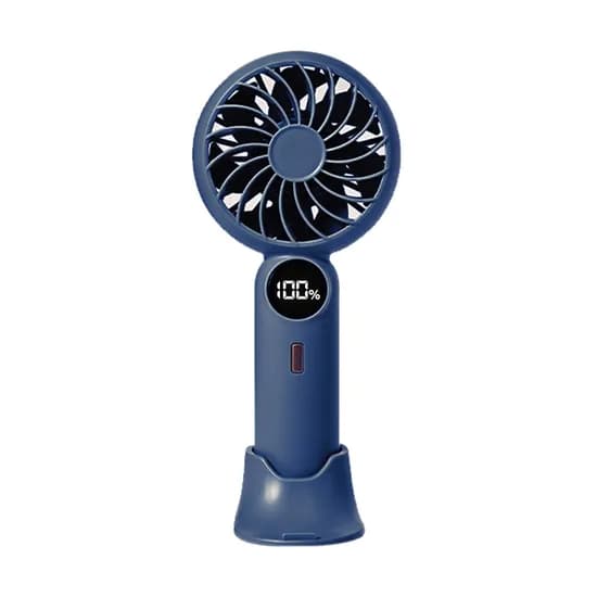 하이온 휴대용 LED 선풍기 H31, 네이비