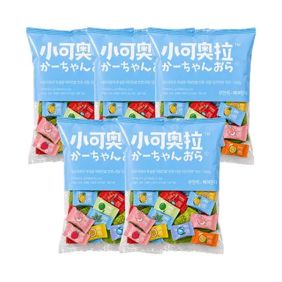 샤오커오라 비타민C 종합사탕, 100g, 5개