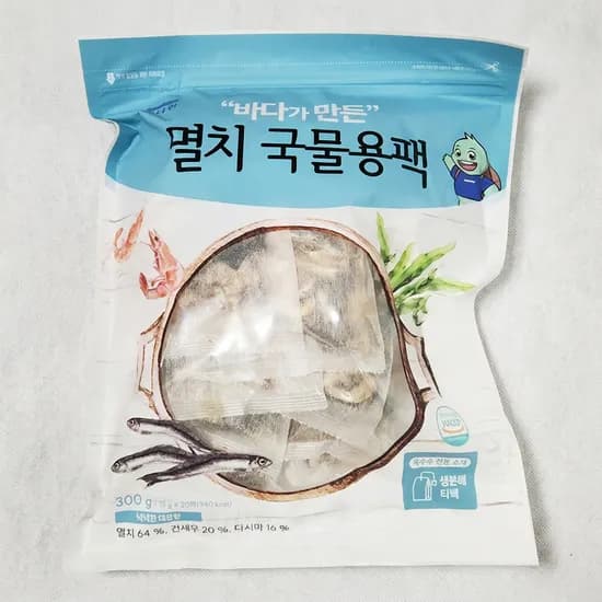 바다원 바다가만든 멸치 국물용팩 15g 20팩