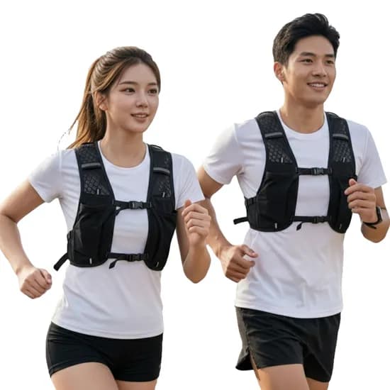 마라톤 러닝 조끼 베스트, 세이브블랙, 남녀공용사이즈, 1개