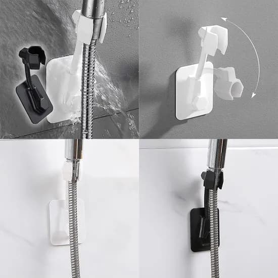 각도조절 샤워기 거치대 화이트 14x6cm 1개 4,750원