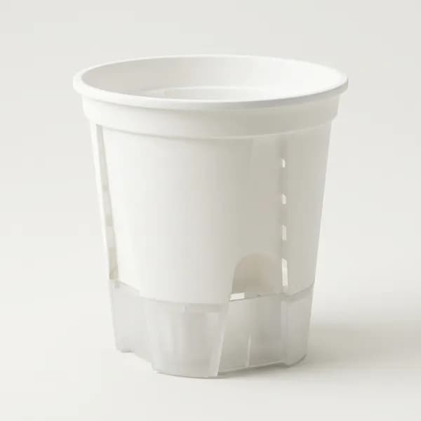 에코벨 자동물주기 화분 화이트 15cm 1개 4,850원