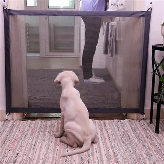 에코벨 투명 강아지 울타리, 블랙, 180x72cm, 1개
