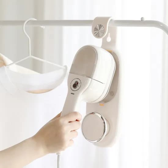 무아스 2 in 1 이지행잉 스팀다리미, MIS5, 화이트, 1개
