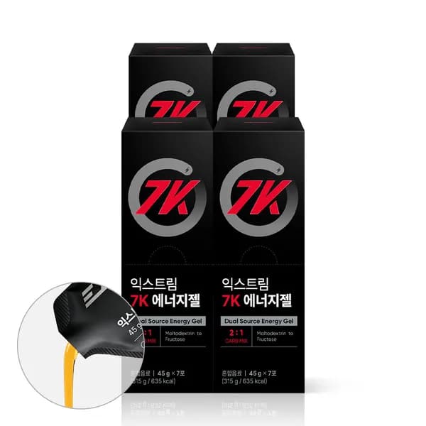 익스트림 러닝 7K 에너지젤 7포 4박스 63,600원