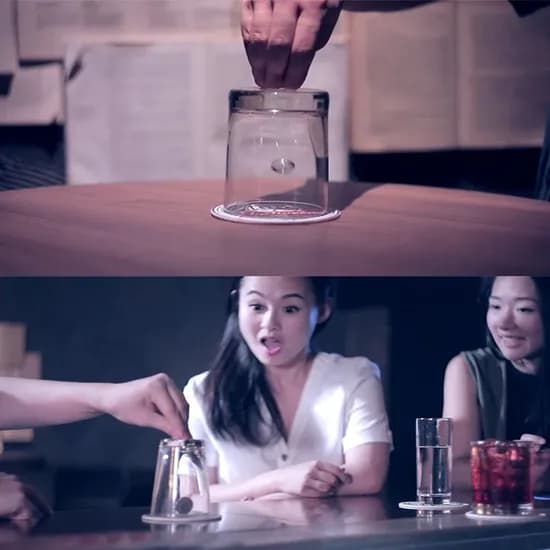 동전 팝업 마술 도구 그린 1개