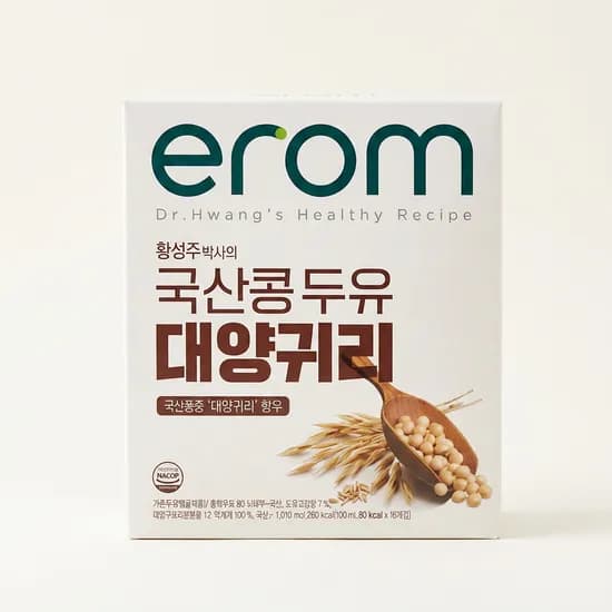 이롬 황성주 박사의 국산콩 두유 대양귀리 190ml 64개