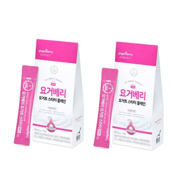 요거베리 요거트 스타터 플레인 2g 10포 2개