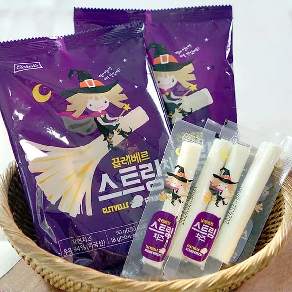 끌레베르 스트링치즈 18g 50개 10팩