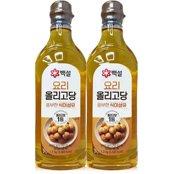 백설 요리 올리고당 1.2kg 2개 9,230원