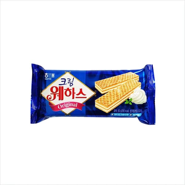 해태제과 크림웨하스 50g 5개