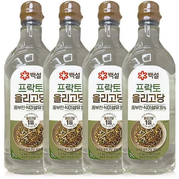 백설 프락토 올리고당 1.2kg 4개 16,990원