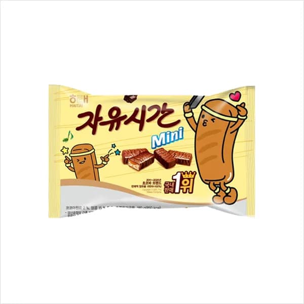 해태 자유시간 미니 초코바 180g 2개